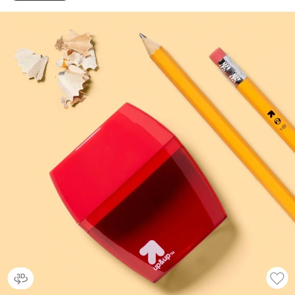 Target Pencil Sharpener pack of 10  - Red, Black, Green, Blue